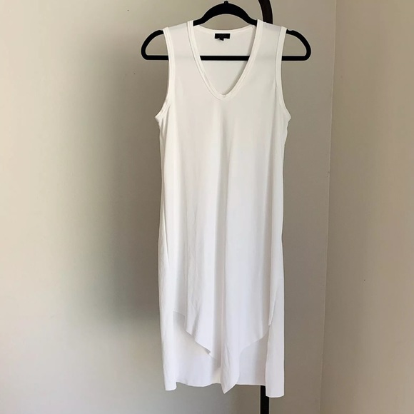 SEN Dresses & Skirts - SEN Sleeveless Tank Tunic Asymmetrical Shirt Dress